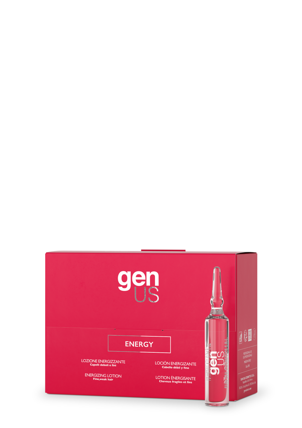 GenUS Energy Lotion Box Fiale 10ml x12 pz